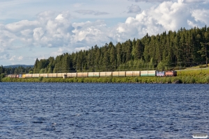 GC Rc4 1290+Rc4 1174 med GT 4051. Bensjöbacken - Bräcke 18.06.2018.