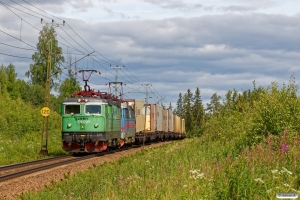 GC Rc4 1316+Rc4 1166 med GT 42300. Helgum - Långsele 20.06.2018.