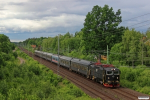 SJ Rc6 1374 med RST 207. Grimstorp - Bodafors 13.06.2014.