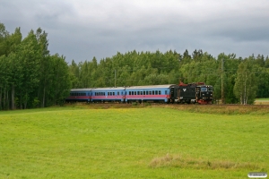 SJ Rc6 1381 med RST 642. Degerfors - Svartå 26.08.2009.