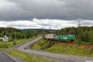 GC Rd2 1078+Rc4 1252 med GT 42300. Helgum - Långsele 19.06.2018.