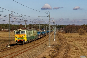 PKPC ET42-029+31 Fas vogne. Prądocin - Nowa Wieś Wielka 05.04.2018.