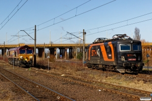 DBSUK 66173 og STK 30E1-014. Poznań Franowo 06.04.2018.