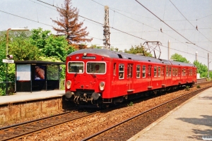 DSB MM 7729+FS 7229. Fuglebakken 03.07.1991.