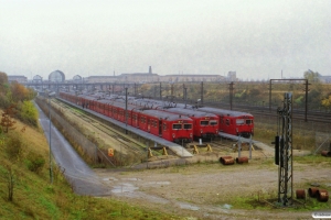 DSB MM 7684, MM 7765 og MM 7760. Høje Taastrup 14.11.2000.