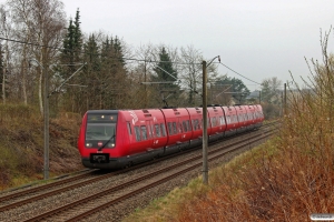 DSB SA 8182 som Tog 22128 Htå-Fm. Km 25,2 Kh (Værløse-Farum) 16.04.2016.