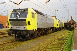 Siemens ME 26-02 (ex. NSB Di6.662)+ME 26-09 (ex. NSB Di6.669). Padborg 28.04.2000.