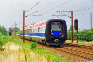 SJ Y2 1382 som M 8042 Rd-Kø. Km 24,3 Ng (Marslev-Odense) 12.08.1996.