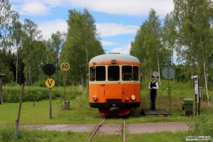 SJ YBo5p 873+YBo5p 884+URYp 1793 med tog Åseda-Triabo. Triabo 14.06.2014.