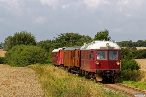 VLTJ ML 12+EH 1908+HTJ C 35+OKMJ J 81+CL 1586 som Rangertræk Få-Krs. Fåborg - Pejrup 08.08.2019.