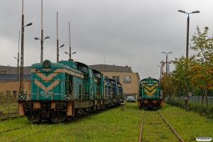 PKPC SM42-825 og SM42-1118. Szczecin Port Centralny 16.08.2017.