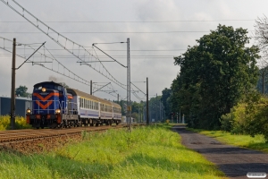 PKPIC SM42-506 med TLK 18172. Szczecin Załom - Szczecin Dąbie 17.08.2017.