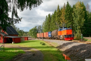 TÅGAB T43 234 med GT 48128. Nässundet - Storfors 15.09.2010.