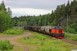 TÅGAB T43 112 (ex. T43 234) med Spärrfärd. Kristinehamn - Nässundet 11.06.2014.