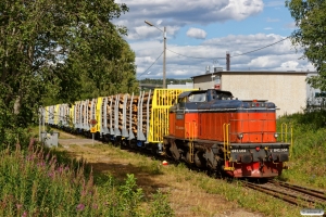 HCTOR 841.004 (ex. T43 245) med Spärrfärd. Skönvik - Tunadal 20.06.2018.