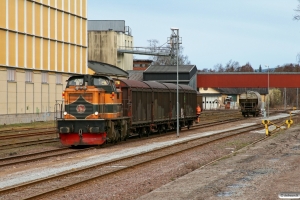 TÅGAB T43 107 (ex. T43 253). Filipstad 16.04.2009.