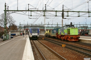 BV T43 257 M med GT 48424 og TKAB X52 9017 som RST 7570. Hallsberg 15.04.2009.