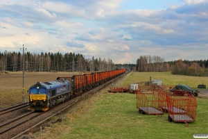 RUSH T66 713 med GT 43060. Skärpan - Tierp 01.05.2016.