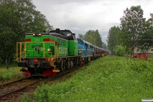 GC Td 392+NRFAB TMX 1024 med GT 49200. Hult - Eksjö 13.06.2014.