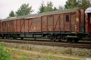 DSB 80 86 982 0 006-6 (Hjælpevogn 6). Engesvang 09.11.2002.