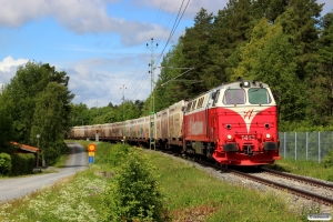 IBAB TMZ 1413 med Spärrfärd. Hissmofors - Östersund 21.06.2018.