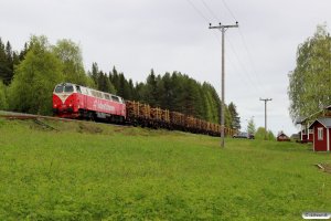 IBAB TMZ 1421 med Spärrfärd. Rossön - Hoting 09.06.2015.