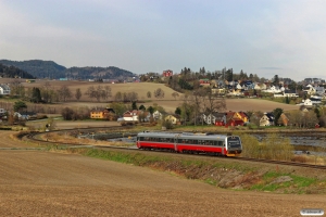 NSB BM 9204+BS 9254 som Pt 381 (Heimdal-Storlien). Ranheim - Sjølyst 06.05.2016.