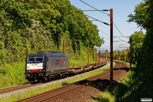 TXL 185 407-4 med TG 36797 Mgb-Pa. Km 165,6 Kh (Odense-Holmstrup) 30.05.2020.