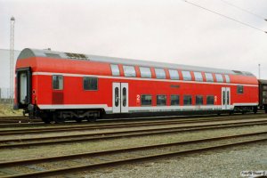 DB DBpz752 50 80 26-35 323-7 (brugt til opmålingskørsel på Sjælland). Padborg 09.02.2002.