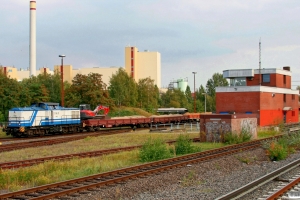 DUD 1402 (ex. DR 110 378)+vogne+HEG V.01. Hamburg-Tiefstack 26.09.2009.