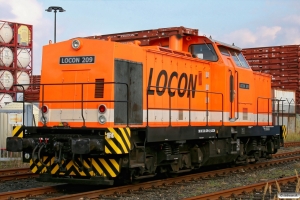 LOCON 209 (ex. DR 110 878). Hamburg-Waltershof 26.09.2009.