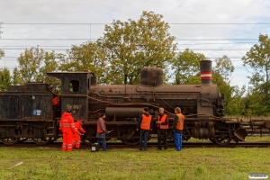 Opsmøring af DSB D 857. Kauslunde 29.09.2018.