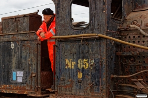 ”Lokomotivføreren” på DSB D 857. Slagelse 29.09.2018.