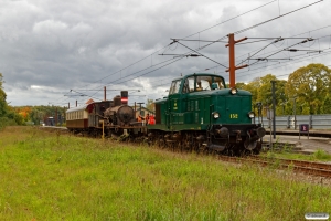 DSB MT 152+VTV Uis+DSB D 857+Buh 704 som VM 222810 Bm-Rg. Sorø 29.09.2018.