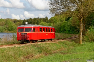 HBS Sm 212 som Tog 22. Skaaningbro - Bryrup 09.05.2009.