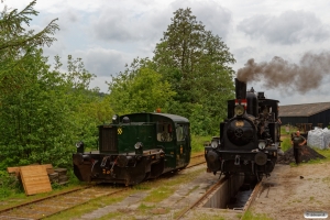 DSB Køf 257 og F 658. Vrads 05.06.2019.