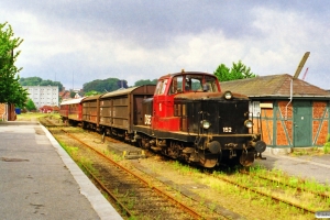 DSB MT 152+Hbis-ww+Hbis+CL 1630+AU 253 som PX 8259 Svg-Od. Svendborg 08.08.1999.