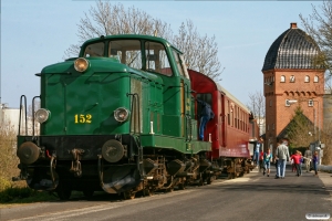 DSB MT 152+CLE 1672+BHL 401. Nyborg 09.04.2009.