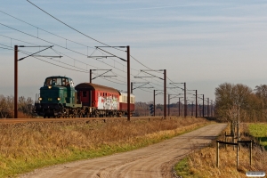 DSB MT 152+Uis 40 86 949 9 001-6+Ba-x 022+Buh 704 som VM 221003 Rg-Ab. Marslev 16.02.2019.