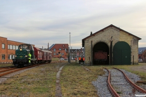 DSB MT 152+Hims 21 86 211 4 204-9+MO 1848 og D 825. Holstebro 08.03.2014.