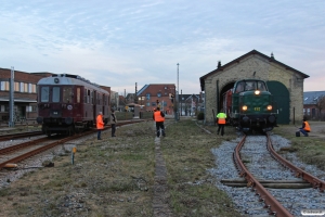 DSB MO 1848 og MT 152. Holstebro 08.03.2014.