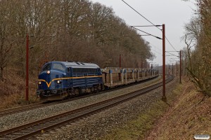 VIK MY 1146 med CF 7213 Rg-Vm. Km 165,6 Kh (Odense-Holmstrup) 14.02.2023.