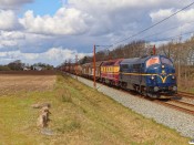 VIK MX 1029+1833 med CF 7241 Tl-Pa. Km 57,4 Fa (Sommersted-Vojens) 27.04.2023.