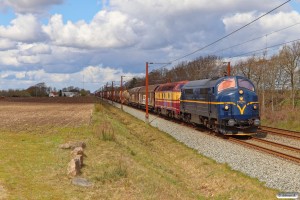 VIK MX 1029+1833 med CF 7241 Tl-Pa. Km 57,4 Fa (Sommersted-Vojens) 27.04.2023.