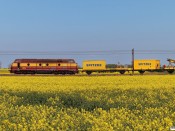 VIK 1833+SPAG Lgs+Ks+6 MFS 100 vogne. Km 149,4 Kh (Langeskov-Marslev) 07.05.2023.