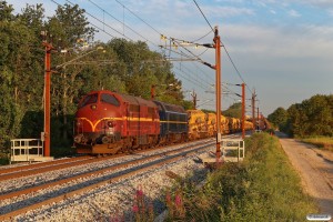 VIK MX 1023+1831 med CB 6104 Fa-Ng. Km 152,6 Kh (Marslev-Odense) 24.06.2023.