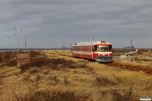 MjbaD Ym 39+Ym 40 som Tog 150316 Thb-Lmv. Rønland 28.01.2022.