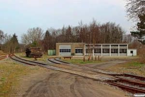 Baneafdelingens nye domicil. Oksbøl 05.04.2016.