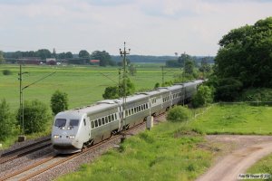 SJ X2 som RST 442. Väring - Moholm 11.06.2014.