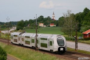 SJ X40 3336 som RST 225. Gistad - Linghem 07.06.2012.